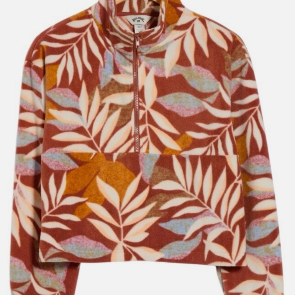 Billabong Vibrant Multicolor Fleece Jacket